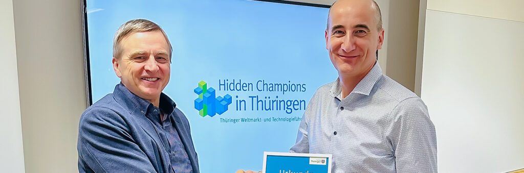 Mirko Wunderlich recibe el galardón de Campeón Oculto de la LEG Thüringen