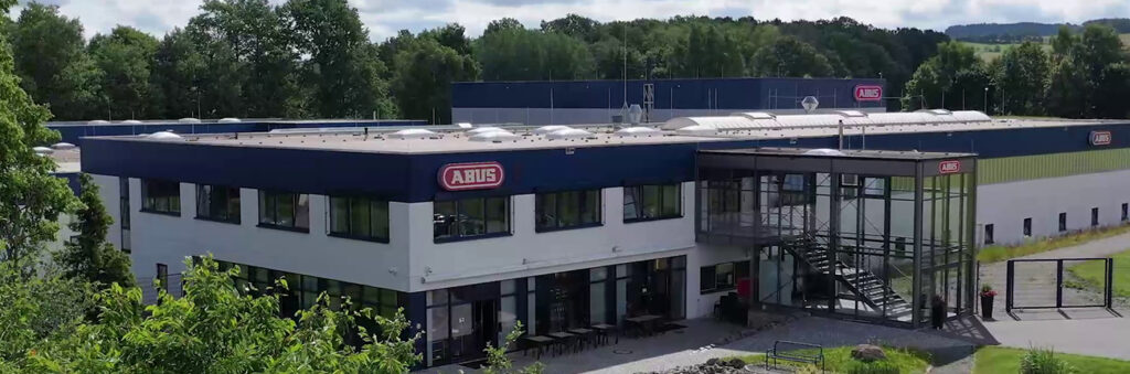 Edificio de la empresa ABUS en las instalaciones de Pfaffenhain