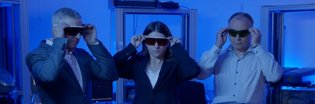 Escena de la película ACI Laser image film
