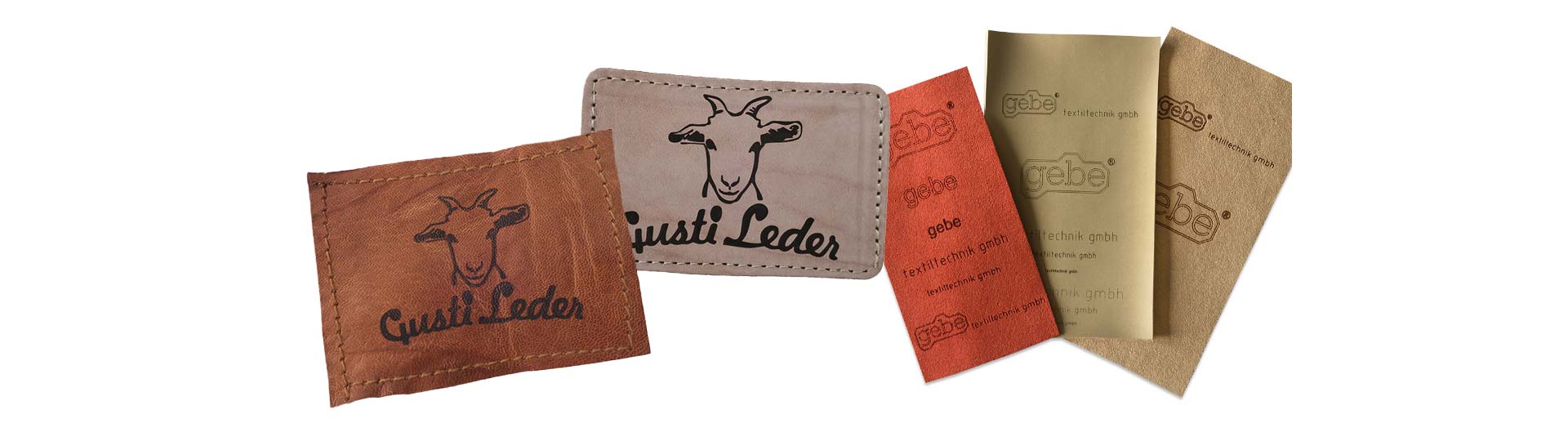 Laser marking on various types of leather in different colors