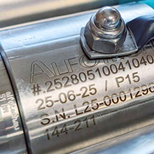 Schlauchleitungen mit Lasermarkierten Edelstahlfittings
