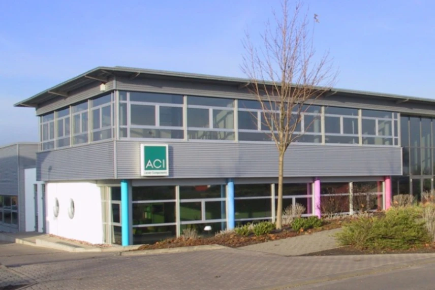 A company headquarters from the early days of ACI Laser's 25-year history