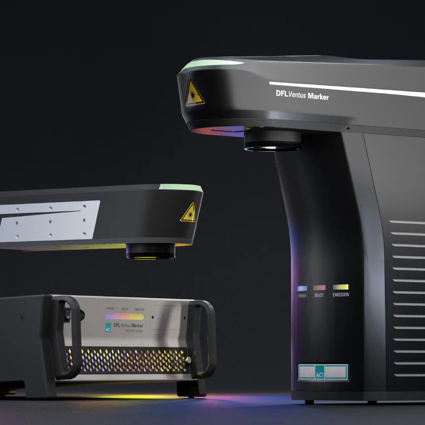 Faserlaser DFL Ventus Marker der Business Fiber Serie im Industrial und Standard Design