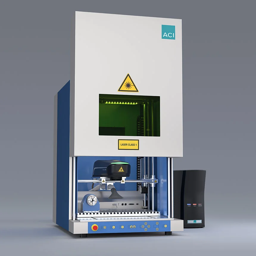 Laser station workstation Professional with fiber laser DFL Ventus Marker of the Business Fiber series