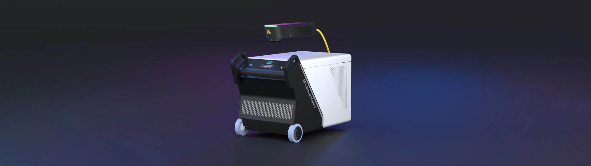 Ultrashort pulse laser DFL Brevis Marker of the Business Fiber USP series - supply unit and laser head