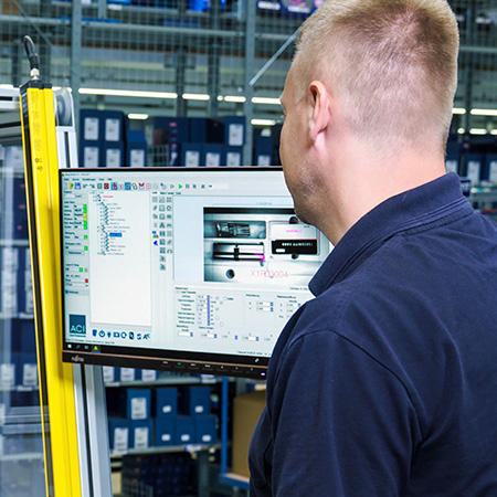 Lasersoftware in der Anwendung